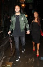 ALEXANDRA BURKE and Darren Randolf Night Out in London 03/18/2022