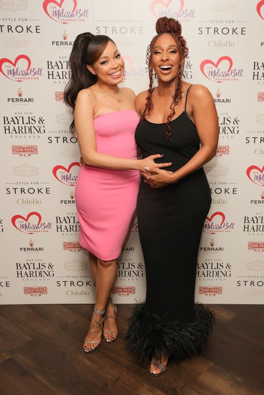 ALEXANDRA BURKE and DIONNE BROMFIELD at Melissa Bell Charity Foundation in London 03/01/2022