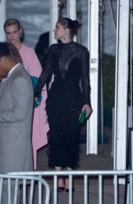 ALEXANDRA DADDARIO Leaves 2022 Vanity Fair Oscar Party in Beverly Hills 03/27/2022