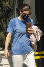ALEXANDRA DADDARIO Leaves a Gym in Los Angeles 03/09/2022