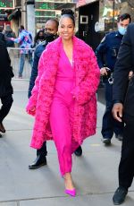 ALICIA KEYS Arrives at Good Morning America in New York 03/08/2022
