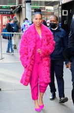 ALICIA KEYS Arrives at Good Morning America in New York 03/08/2022