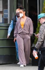 ALICIA KEYS Out for Dinner in New York 03/17/2022
