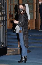 ALICIA VIKANDER Arrives at Her Hotel in Paris 03/07/2022