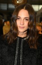 ALICIA VIKANDER at Louis Vuitton Fashion Show in Paris 03/07/2022