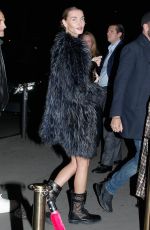 ALINA BAIKOVA Arrives at Laperouse Restaurant in Paris 03/04/2022