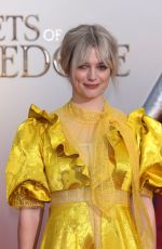 ALISON SUDOL at Fantastic Beasts: The Secrets of Dumbledore Premiere in London 03/29/2022