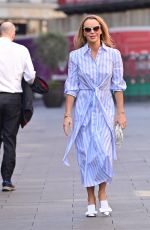 AMANDA HOLDEN Arrives at Global Radio Studios in London 03/24/2022
