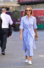AMANDA HOLDEN Arrives at Global Radio Studios in London 03/24/2022