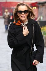 AMANDA HOLDEN Arrives at Global Radio Studios in London 03/31/2022