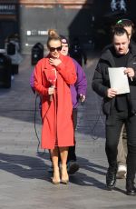 AMANDA HOLDEN Filming at Leicester Square in London 03/08/2022