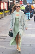 AMANDA HOLDEN Heading to Heart Radio in London 03/14/2022