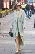 AMANDA HOLDEN Heading to Heart Radio in London 03/14/2022