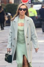 AMANDA HOLDEN Heading to Heart Radio in London 03/14/2022