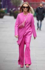 AMANDA HOLDEN Leaves Global Radio Studios in London 03/07/2022