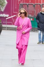 AMANDA HOLDEN Leaves Global Radio Studios in London 03/07/2022