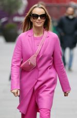 AMANDA HOLDEN Leaves Global Radio Studios in London 03/07/2022