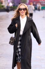 AMANDA HOLDEN Leaves Global Radio Studios in London 03/17/2022