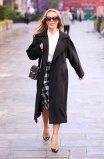 AMANDA HOLDEN Leaves Global Radio Studios in London 03/17/2022