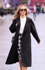 AMANDA HOLDEN Leaves Global Radio Studios in London 03/17/2022