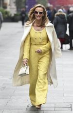 AMANDA HOLDEN Leaves Global Studios in London 03/03/2022