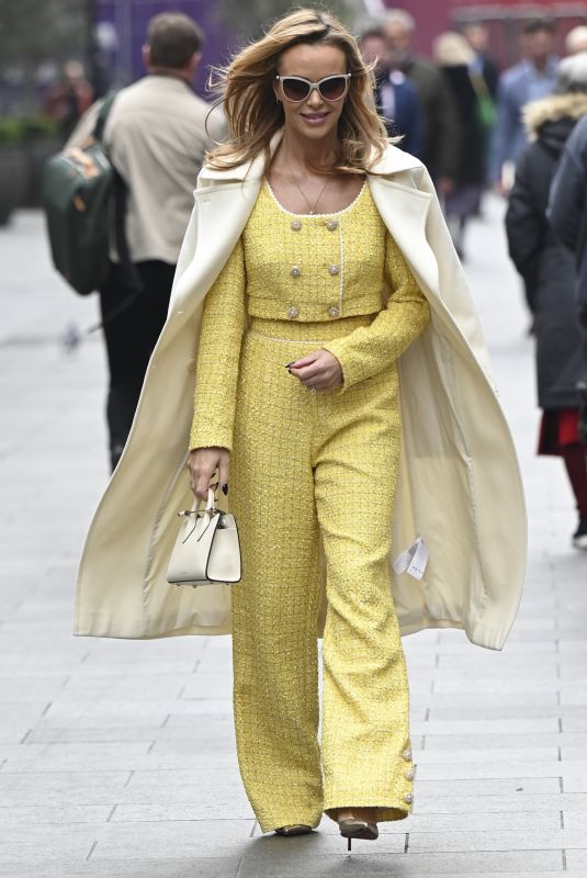 AMANDA HOLDEN Leaves Global Studios in London 03/03/2022