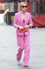 AMANDA HOLDEN Leaves Global Studios in London 03/30/2022