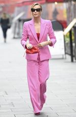 AMANDA HOLDEN Leaves Global Studios in London 03/30/2022