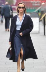 AMANDA HOLDEN Leaves Heart Radio in London 03/29/2022