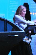 AMANDA HOLDENLeaves Global Radio Studios in London 03/01/2022