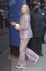 AMANDA SEYFRIED Arrives at Good Morning America in New York 03/03/2022