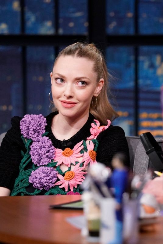 AMANDA SEYFRIED at Late Night with Seth Meyers 03/01/2022