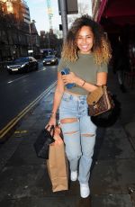 AMBER GILL at The Ivy Restaurant in London 03/14/2022