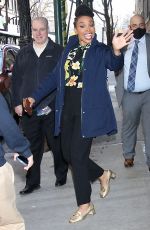 AMBER RUFFIN Leavs Tamron Hall in New York 03/16/2022