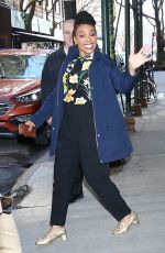 AMBER RUFFIN Leavs Tamron Hall in New York 03/16/2022