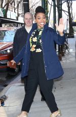 AMBER RUFFIN Leavs Tamron Hall in New York 03/16/2022
