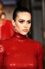 AMELIA HAMLIIN Walks Runway at Tresemme x Laquan Smith Fashion Show in New York 02/14/2022