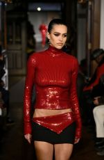 AMELIA HAMLIIN Walks Runway at Tresemme x Laquan Smith Fashion Show in New York 02/14/2022
