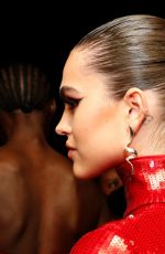 AMELIA HAMLIIN Walks Runway at Tresemme x Laquan Smith Fashion Show in New York 02/14/2022