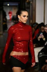 AMELIA HAMLIIN Walks Runway at Tresemme x Laquan Smith Fashion Show in New York 02/14/2022