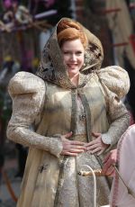 AMY ADAMS on the Set of Enchanted Sequel in Hambleden 03/28/2022