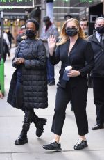AMY SCHUMER Arrives at Good Morning America in New York 03/16/2022