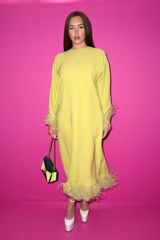 ANASTASIA KARANIKOLAOU at Valentino Show at Paris Fashion Week 03/06/2022