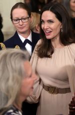 ANGELINA JOLIE at an Event at White House in Washington 03/15/2022