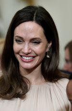 ANGELINA JOLIE at an Event at White House in Washington 03/15/2022