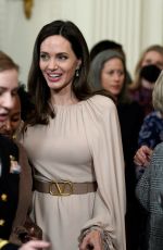 ANGELINA JOLIE at an Event at White House in Washington 03/15/2022