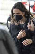ANGELINA JOLIE Out and About in Rome 03/30/2022