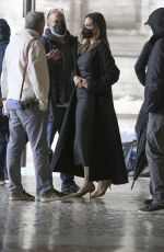 ANGELINA JOLIE Out and About in Rome 03/30/2022