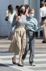 ANGELINA JOLIE Out with Her Daughter Shiloh at The Grove in Los Angeles 03/21/2022