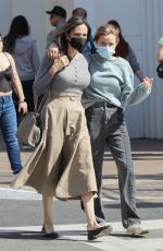 ANGELINA JOLIE Out with Her Daughter Shiloh at The Grove in Los Angeles 03/21/2022